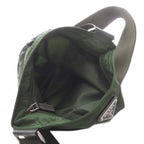 Prada Nylon Robot Pattern Shoulder Bag Khaki Green — view 5