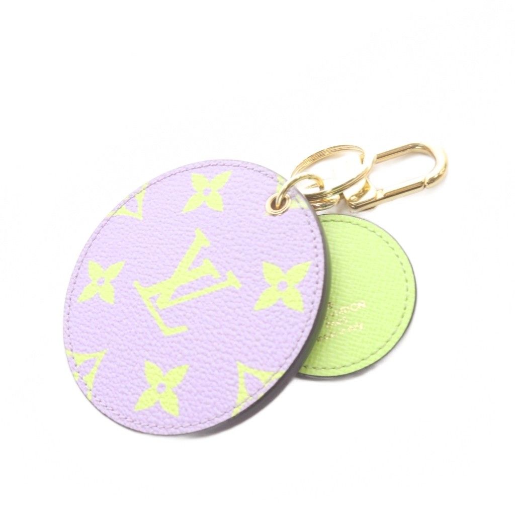 Louis Vuitton Giant Monogram Porte Cles Illustre Key Holder Key Ring Purple — view 2