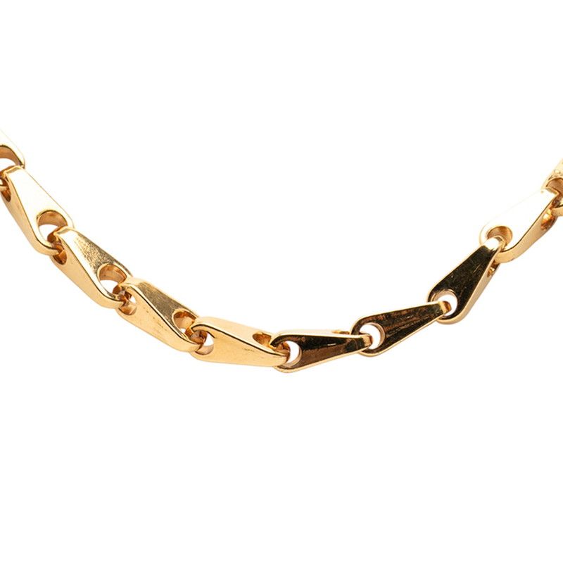Chanel CC Logo Necklace Gold Plated — view 2