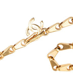 Chanel CC Logo Necklace Gold Plated — view 3