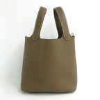 Hermes Picotin Lock PM Etoupe Taurillon Clemence Gold Handbag — view 2