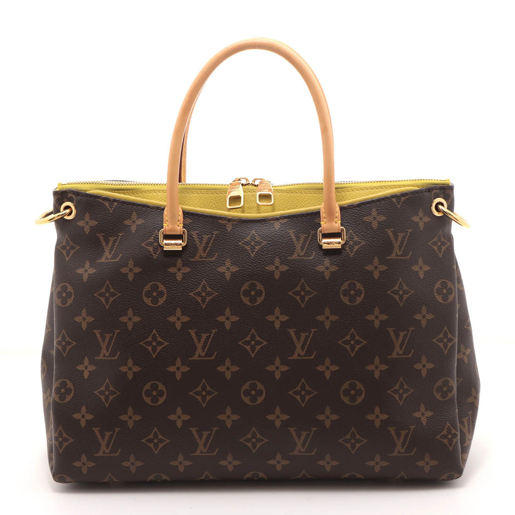 Louis Vuitton Pallas Monogram Pistache Handbag Canvas