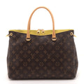Louis Vuitton Pallas Monogram Pistache Handbag Canvas