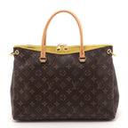 Louis Vuitton Pallas Monogram Pistache Handbag Canvas
