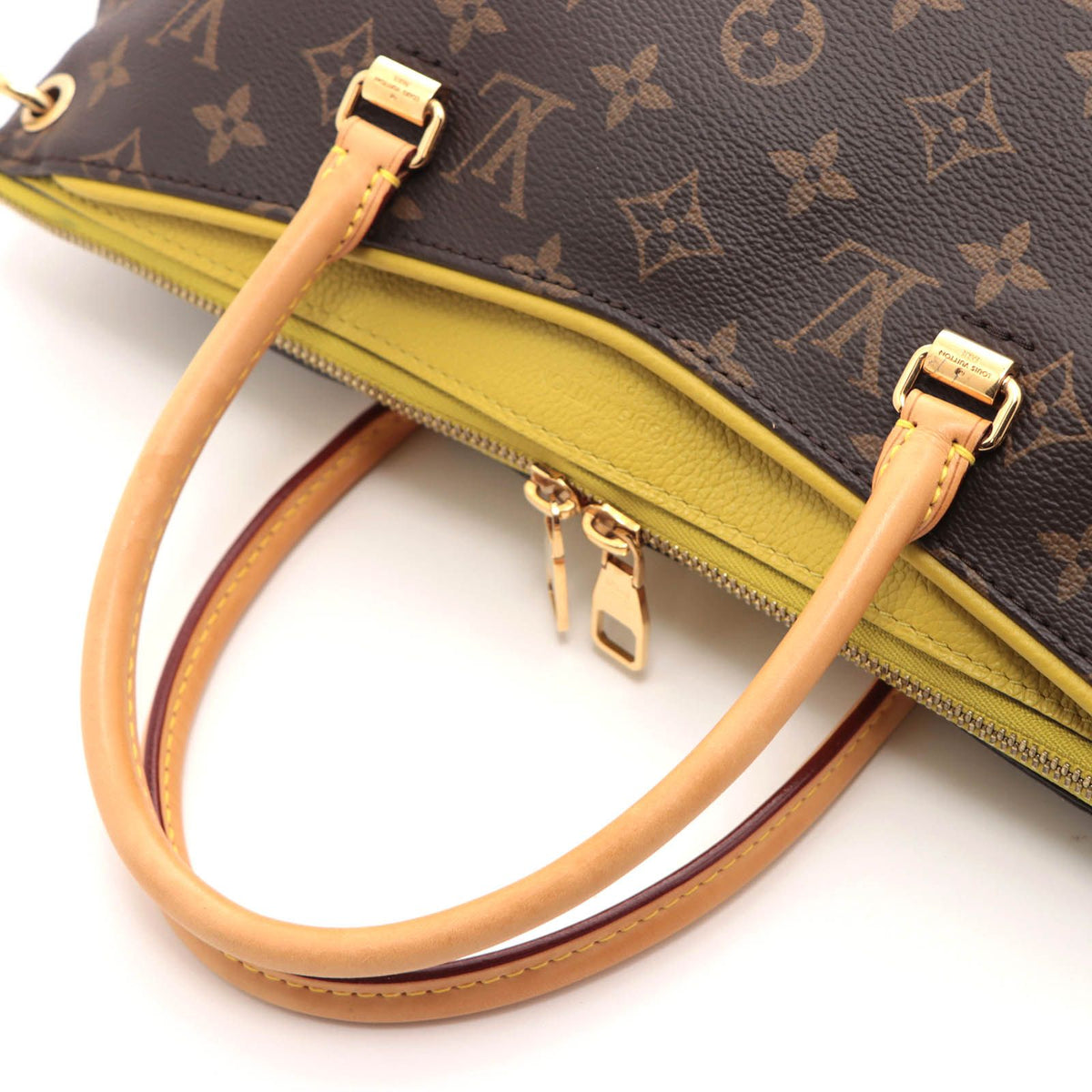 Louis Vuitton Pallas Monogram Pistache Handbag Canvas — view 4