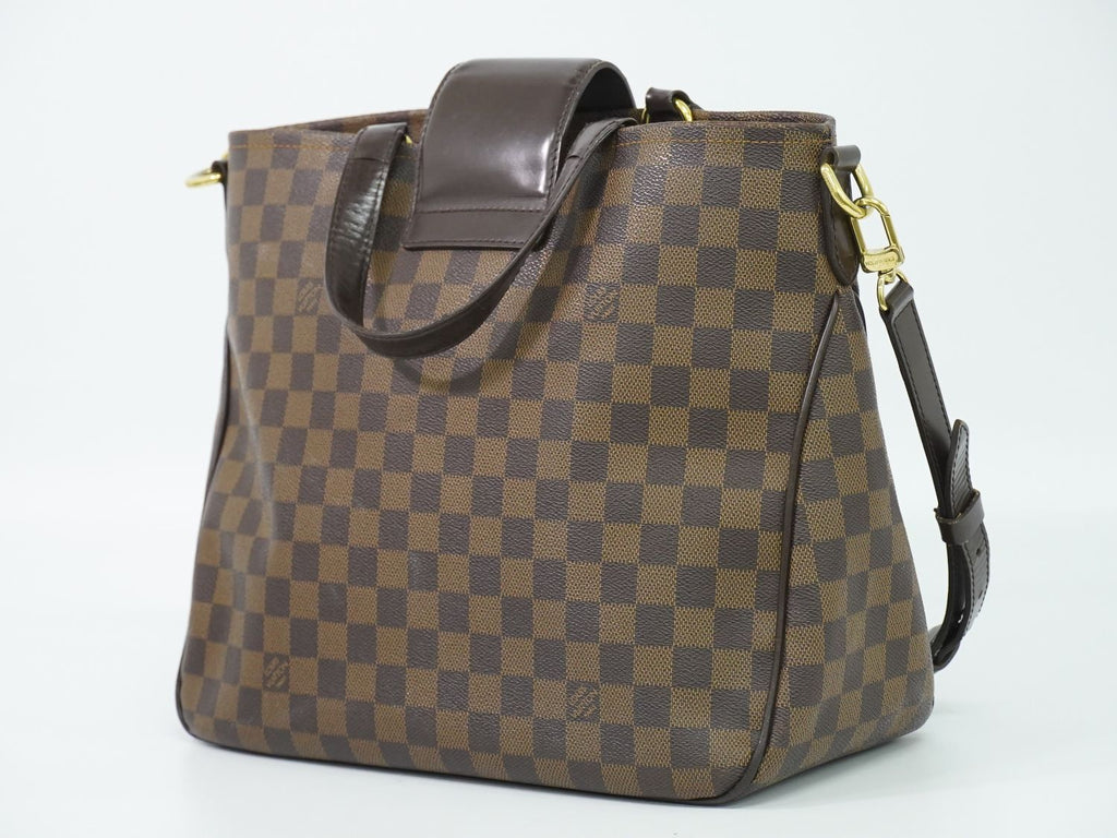 Louis Vuitton LV Cabas Rosebery Damier Ebene 2-Way Shoulder Bag Brown — view 2