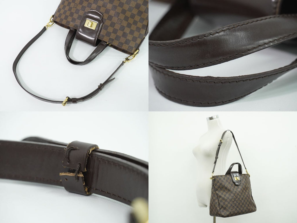 Louis Vuitton LV Cabas Rosebery Damier Ebene 2-Way Shoulder Bag Brown — view 6