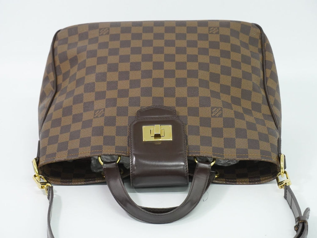 Louis Vuitton LV Cabas Rosebery Damier Ebene 2-Way Shoulder Bag Brown — view 5
