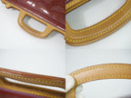 Louis Vuitton LV Stanton Vernis Leather Handbag Violet Purple Bag — view 6