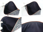 Louis Vuitton LV Pochette Apollo Monogram Ink Upside Down Clutch Navy Pink — view 8