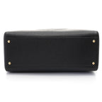 Chanel Tote Bag CC Logo Chain Shoulder Caviar Leather Black Gold — view 3