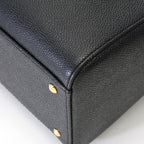 Chanel Tote Bag CC Logo Chain Shoulder Caviar Leather Black Gold — view 5