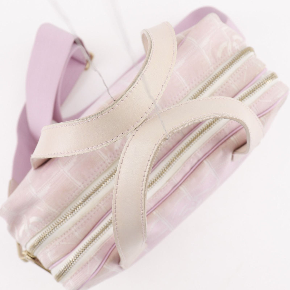 Chanel 2-Way Shoulder New Travel Line Nylon Canvas Pink Handbag — view 5