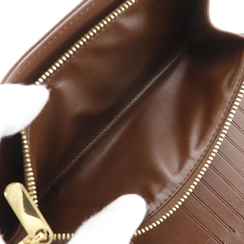 Louis Vuitton Portefeuille Amelia Monogram Mahina Brown Wallet — view 8