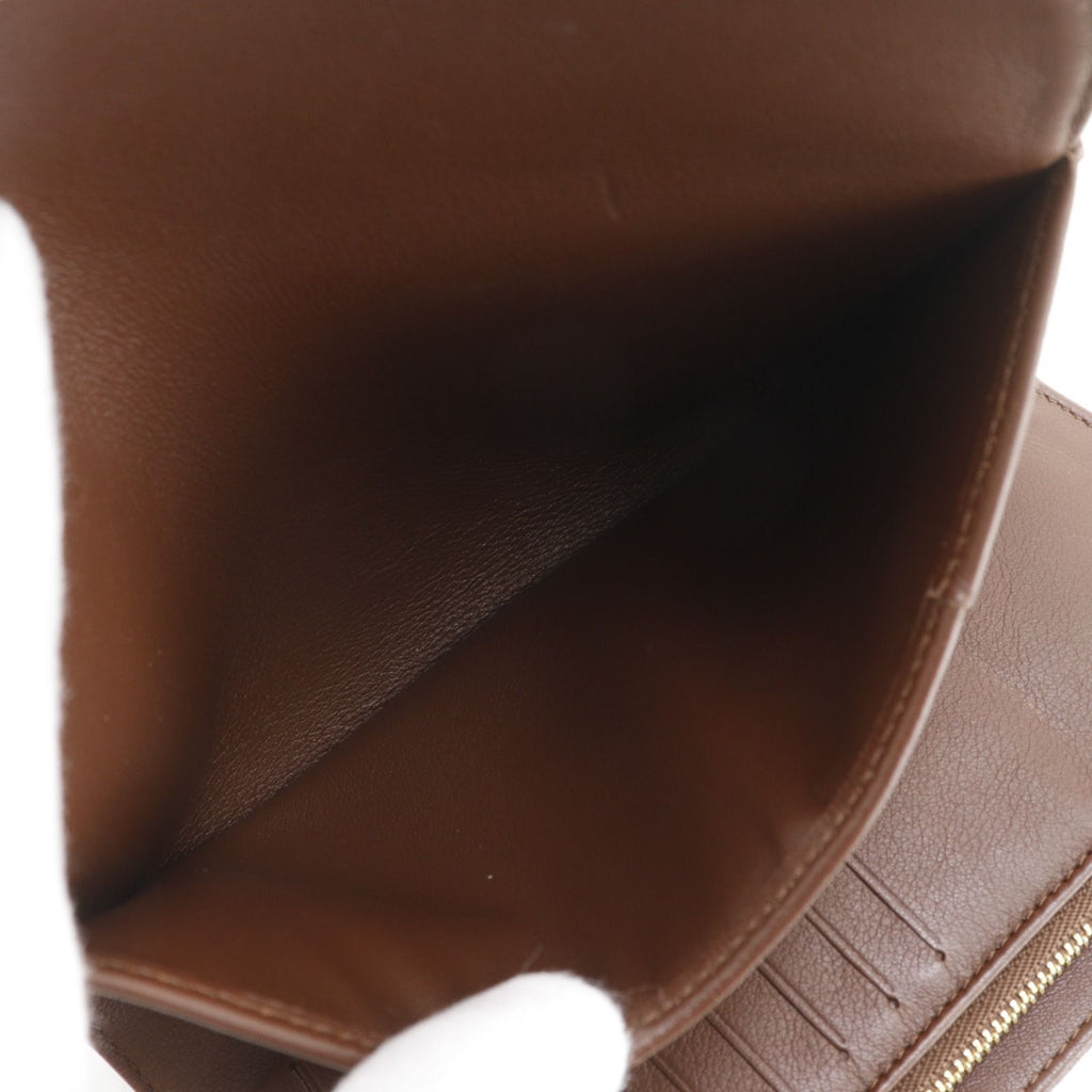Louis Vuitton Portefeuille Amelia Monogram Mahina Brown Wallet — view 6
