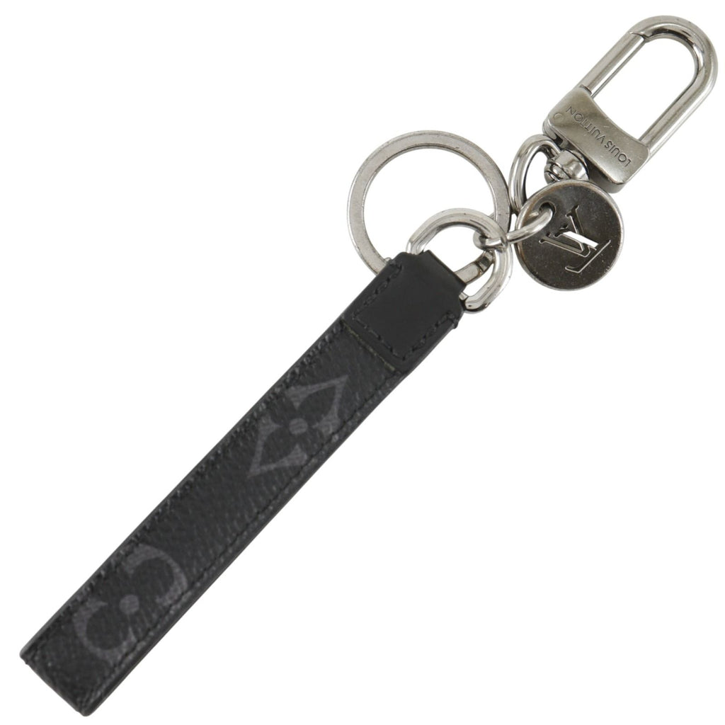 Louis Vuitton Porte Cles Dragonne Monogram Eclipse Canvas Black Key Holder — view 2