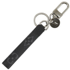 Louis Vuitton Porte Cles Dragonne Monogram Eclipse Canvas Black Key Holder — view 2