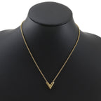 Louis Vuitton Essential V Gold Plated Necklace — view 2