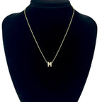 Hermes Mini Pop H Pendant Choker Rose Dragee Gold — view 2