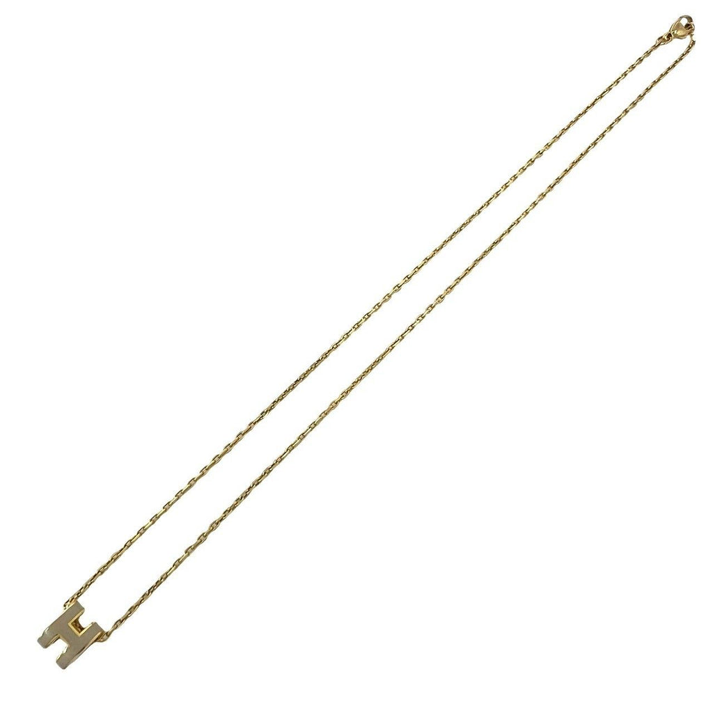 Hermes Mini Pop H Pendant Choker Rose Dragee Gold — view 6