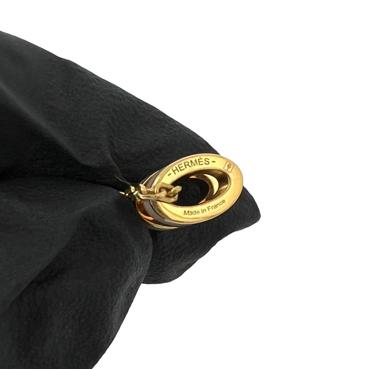 Hermes Mini Pop H Pendant Choker Rose Dragee Gold — view 3