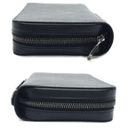 Louis Vuitton Monogram Eclipse Zippy XL Wallet Black Gray Silver — view 4