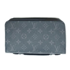 Louis Vuitton Monogram Eclipse Zippy XL Wallet Black Gray Silver — view 2