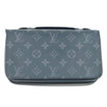 Louis Vuitton Monogram Eclipse Zippy XL Wallet Black Gray Silver