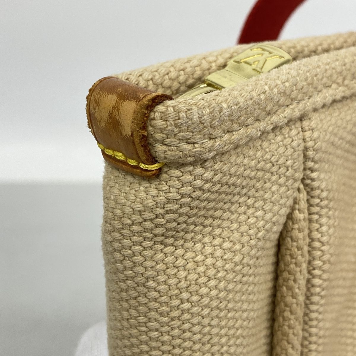 Louis Vuitton Tote Bag Antigua Cabas MM Beige — view 7