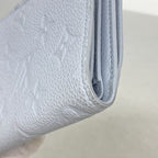 Louis Vuitton Wallet Monogram Empreinte Portefeuille Lisa Azur Blue — view 5