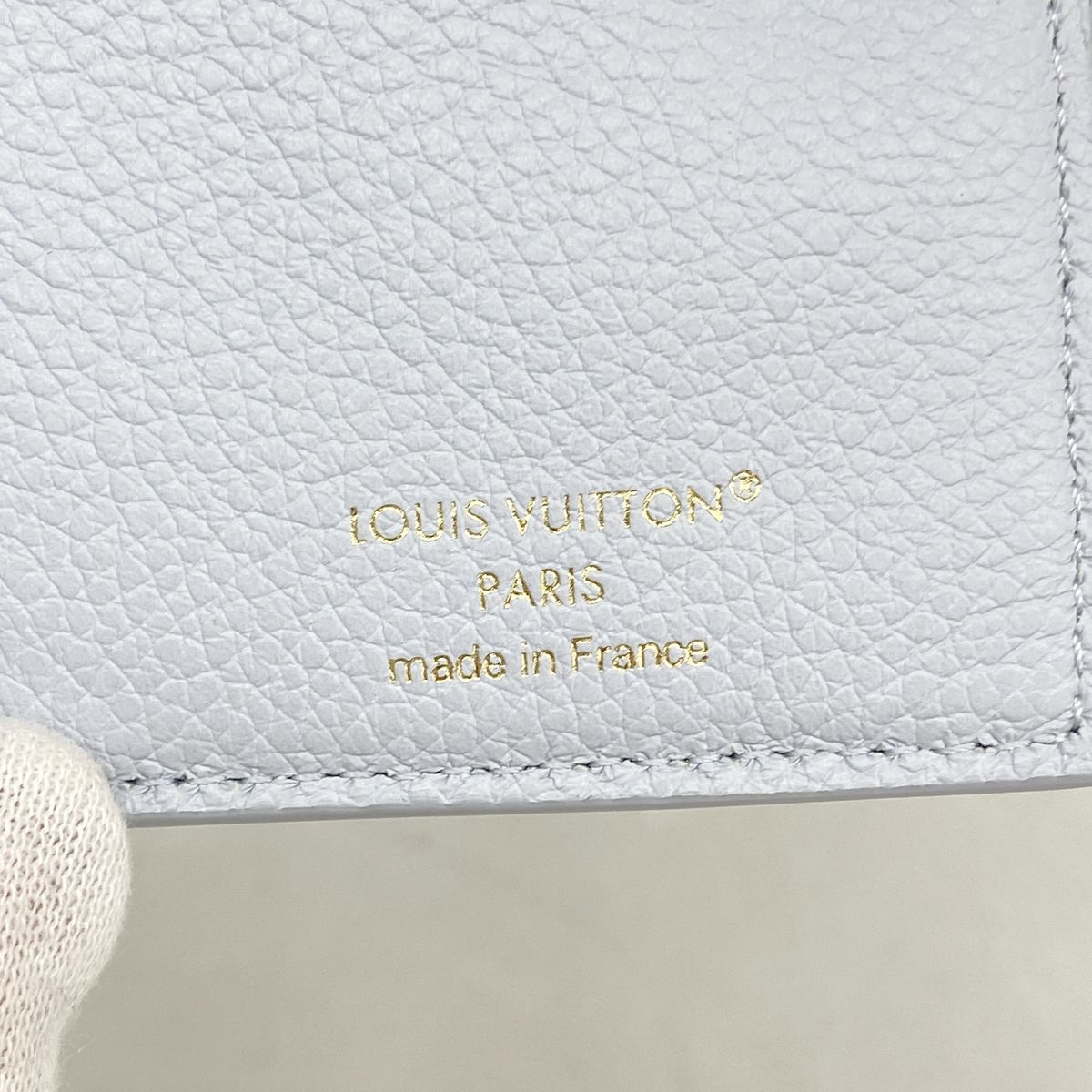 Louis Vuitton Wallet Monogram Empreinte Portefeuille Lisa Azur Blue — view 4