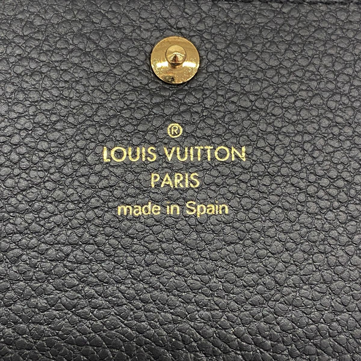 Louis Vuitton Card Case Monogram Empreinte Envelope Business Holder Noir — view 4