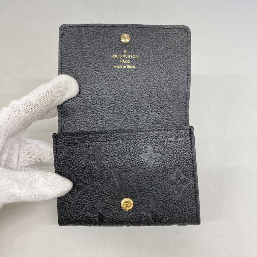 Louis Vuitton Card Case Monogram Empreinte Envelope Business Holder Noir — view 3