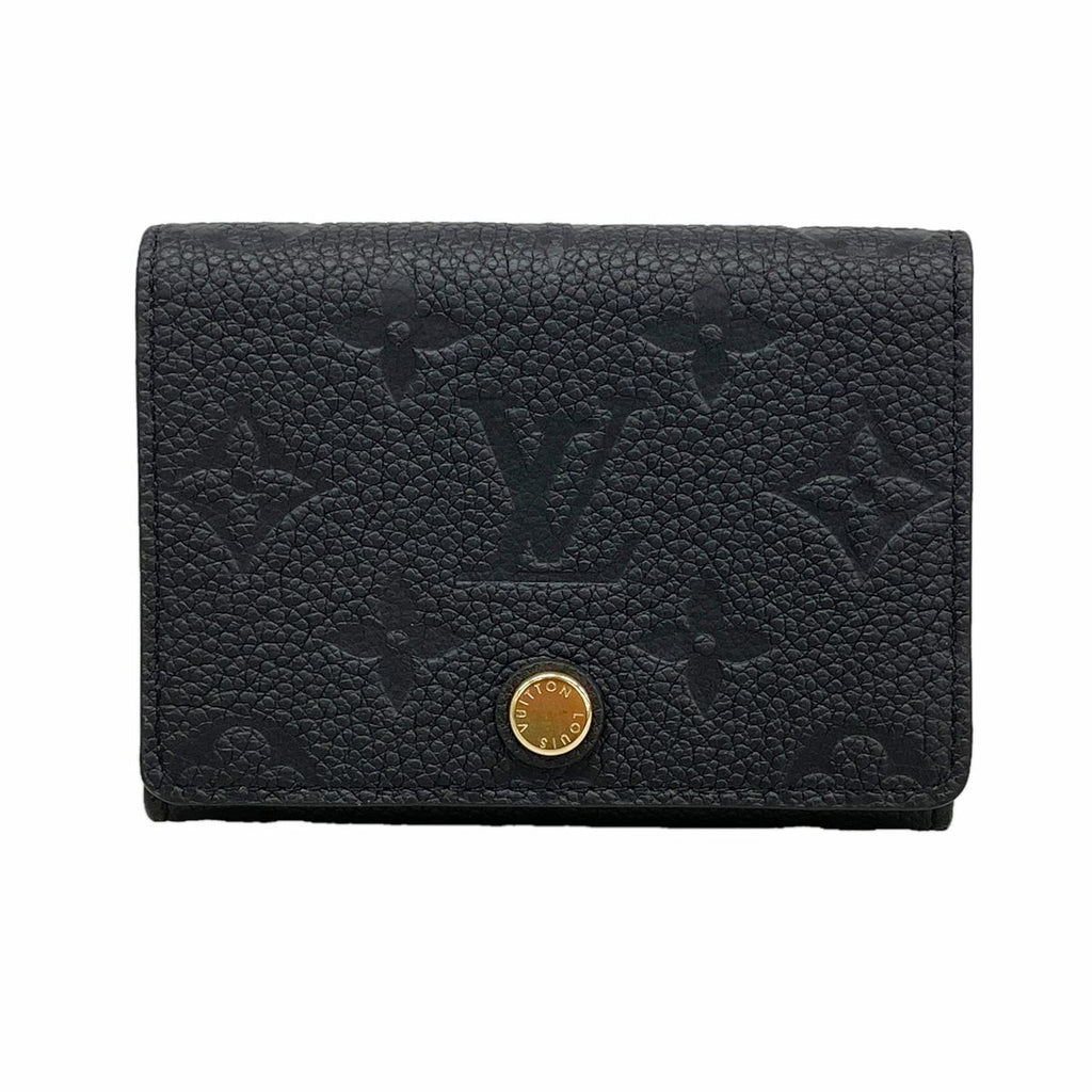 Louis Vuitton Card Case Monogram Empreinte Envelope Business Holder Noir