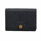 Louis Vuitton Card Case Monogram Empreinte Envelope Business Holder Noir