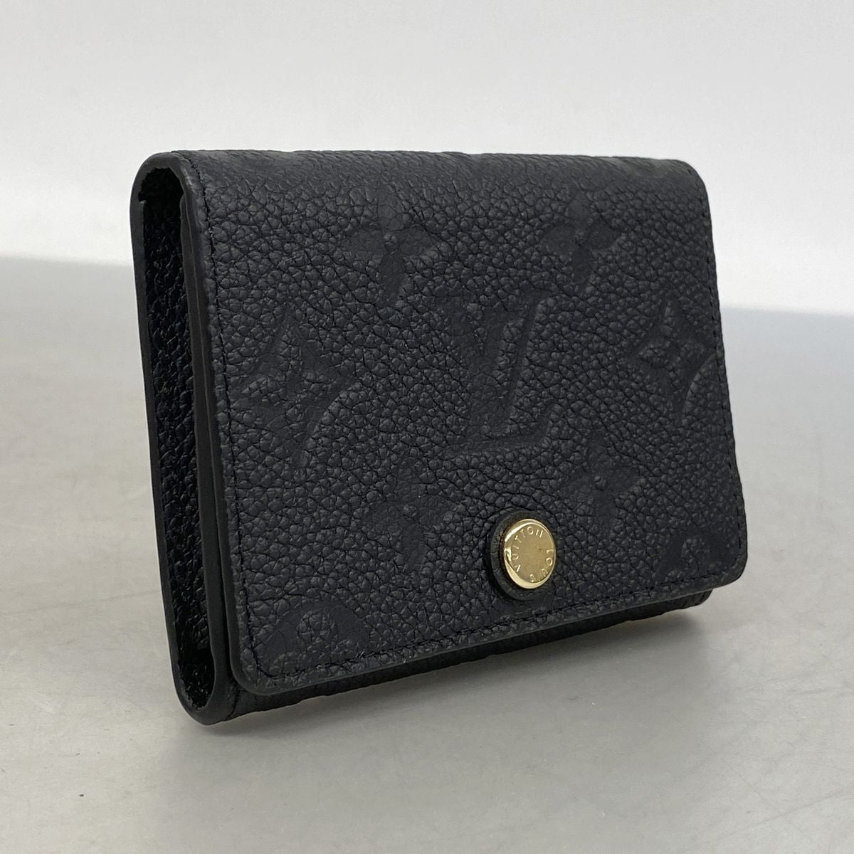 Louis Vuitton Card Case Monogram Empreinte Envelope Business Holder Noir — view 2