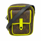 Louis Vuitton Shoulder Bag Monogram Macassar Christopher Wearable Wallet Brown