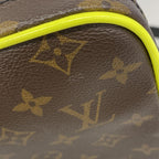 Louis Vuitton Shoulder Bag Monogram Macassar Christopher Wearable Wallet Brown — view 7