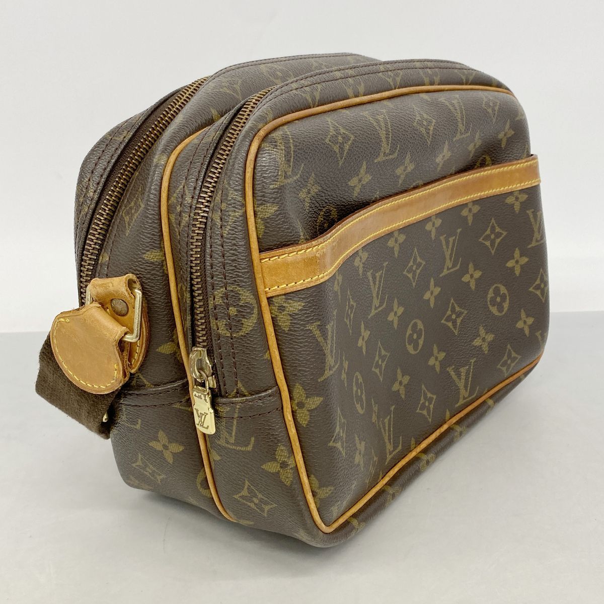 Louis Vuitton Shoulder Bag Monogram Reporter PM Brown — view 2