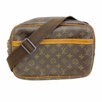Louis Vuitton Shoulder Bag Monogram Reporter PM Brown