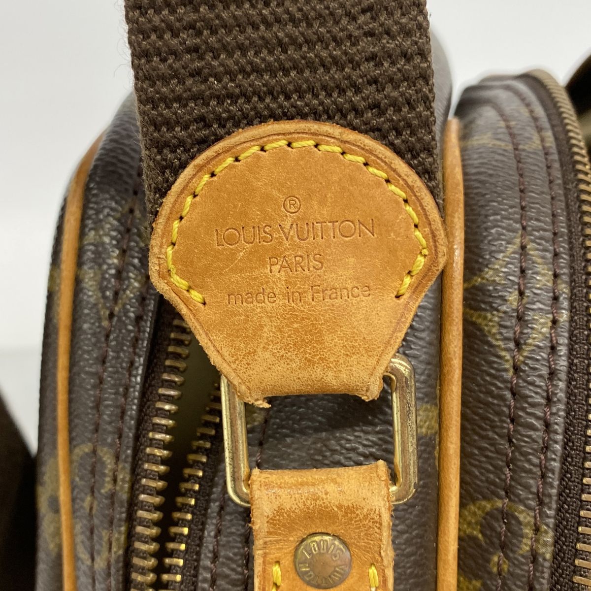 Louis Vuitton Shoulder Bag Monogram Reporter PM Brown — view 5