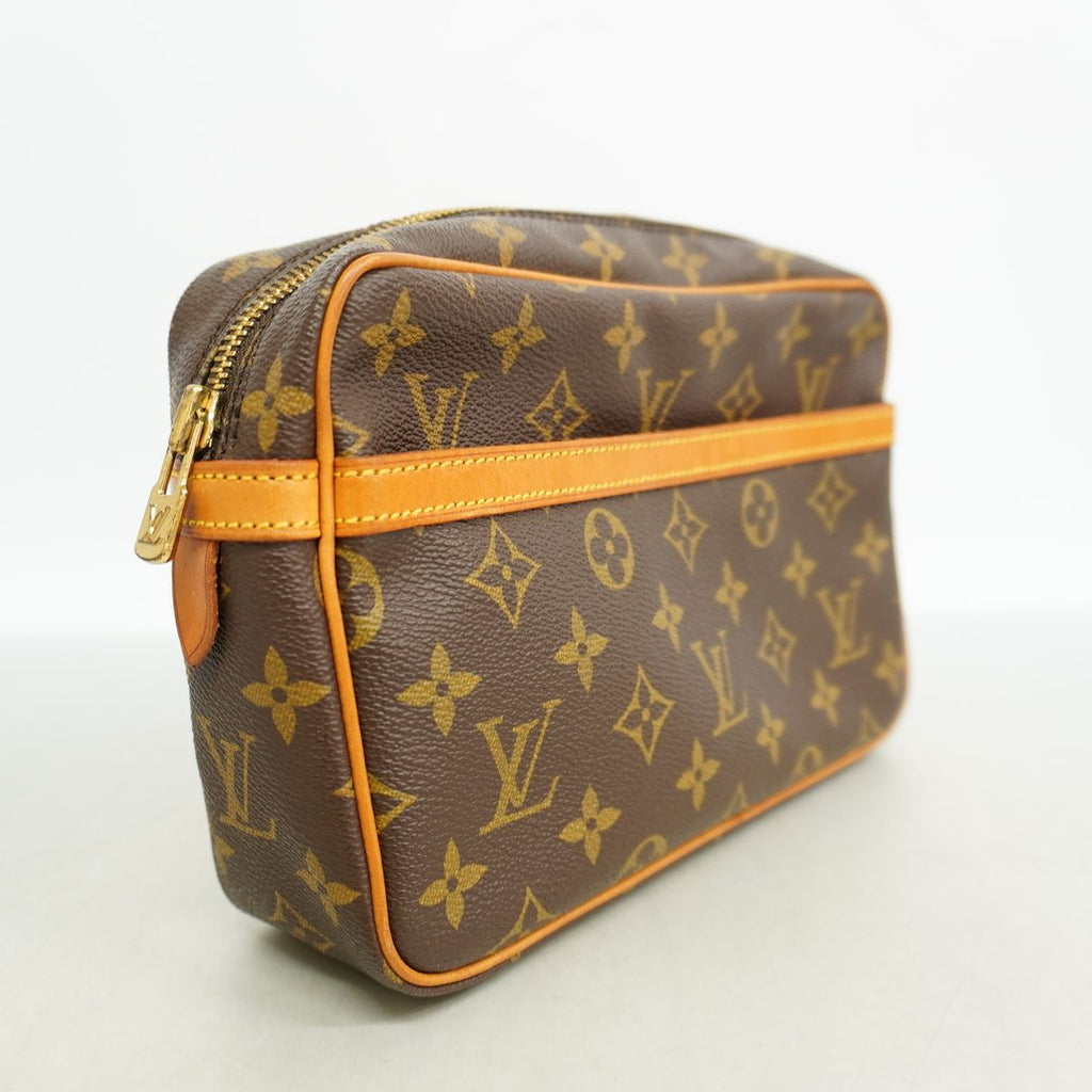 Louis Vuitton Clutch Monogram Compiegne 23 Brown — view 2