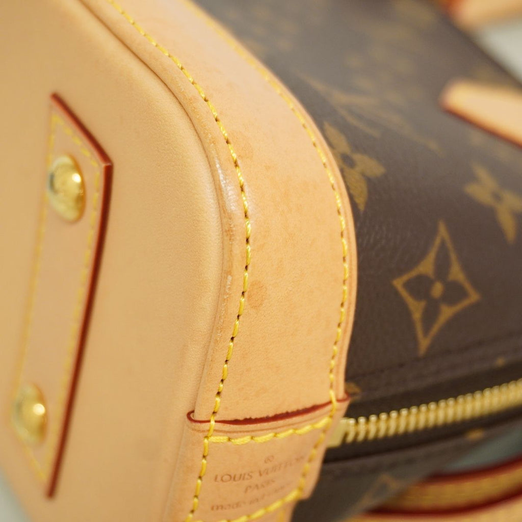 Louis Vuitton Handbag Monogram Alma BB Brown 2-Way Bag — view 6