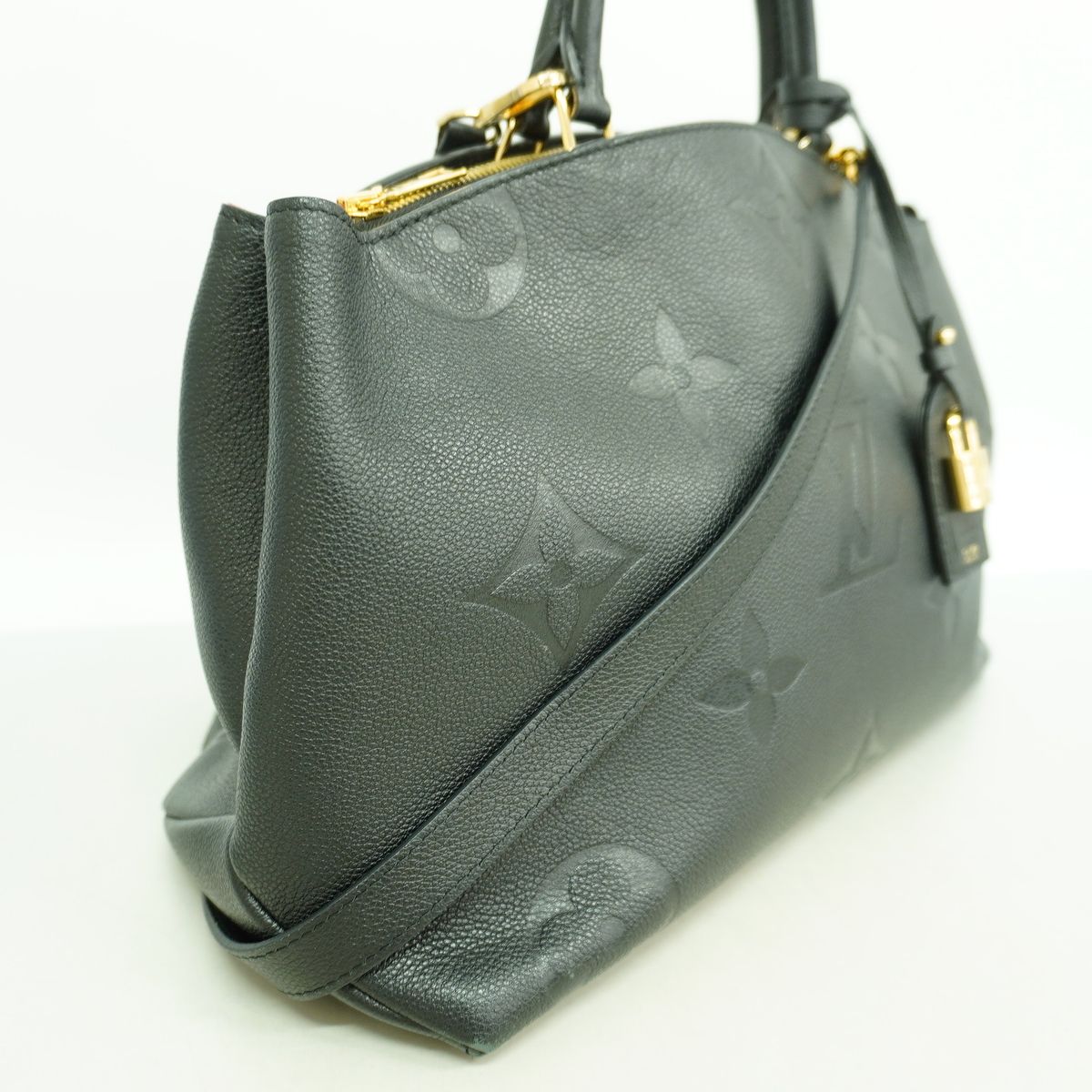 Louis Vuitton Handbag Monogram Empreinte Grand Palais MM Noir 2-Way Bag — view 2