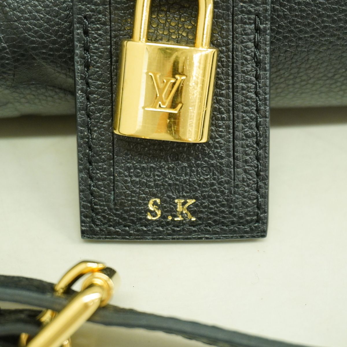 Louis Vuitton Handbag Monogram Empreinte Grand Palais MM Noir 2-Way Bag — view 6