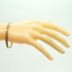 Hermes Bangle Uni Gold Plated Beige Bracelet — view 6
