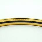 Hermes Bangle Uni Gold Plated Beige Bracelet — view 5