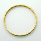 Hermes Bangle Uni Gold Plated Beige Bracelet — view 3