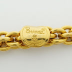 Chanel Necklace Vintage CC Logo Gold Plated — view 5