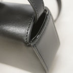 Celine Shoulder Bag Triomphe Mini Claude Leather Black Gold — view 7